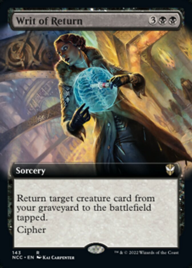 Bref de renvoi (Extended Art) [Commander de Rues de la Nouvelle Capenna]