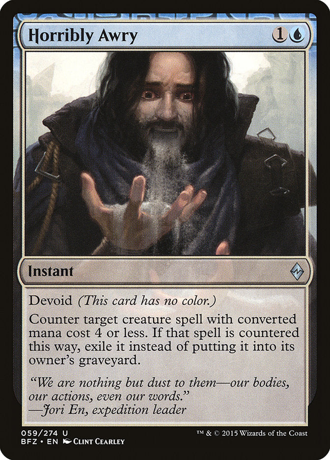 Terriblement mal tourné [Bataille de Zendikar]
