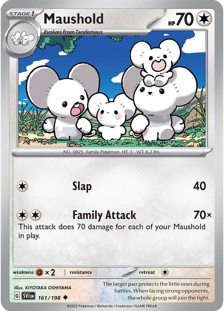 Maushold (161/198) [Escarlata y Púrpura: Set Base]