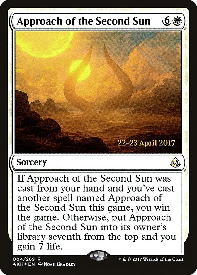 Aproximación del Segundo Sol [Promos del Prerelease de Amonkhet]