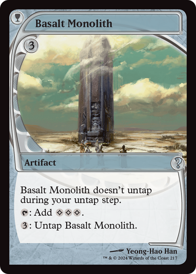 Monolithe de basalte (Vision de l'avenir) [Mystery Booster 2]