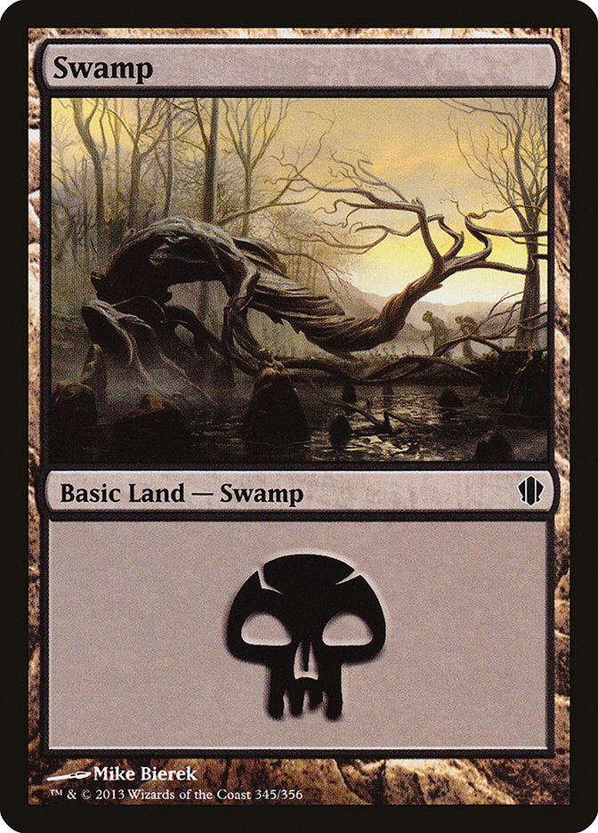 Terrain de base : Marais (345) [Commander 2013]