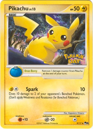 Pikachu (9/17) (Día de Pokémon) [POP Series 6]