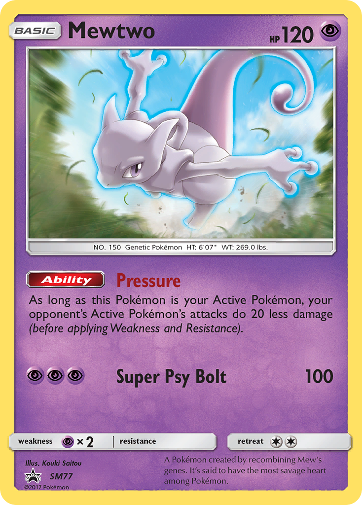 Mewtwo (SM77) [Sol y Luna: Black Star Promos]