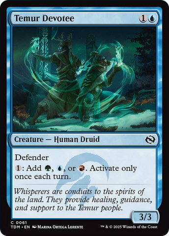 Devoto de Temur [Tarkir: Tormenta de dragones]