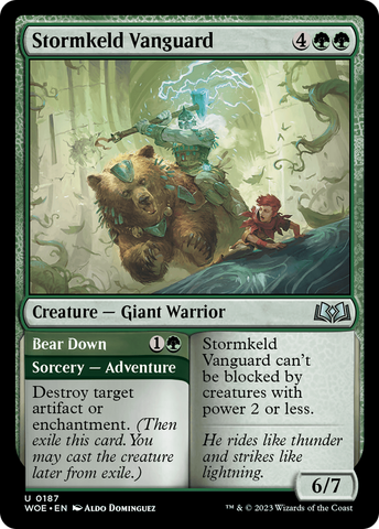 Avant-garde de l'orageciel // Terrasser [Les friches d'Eldraine]
