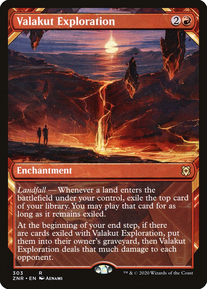 Exploration de Valakut (Présentoir) [Zendikar Rising]