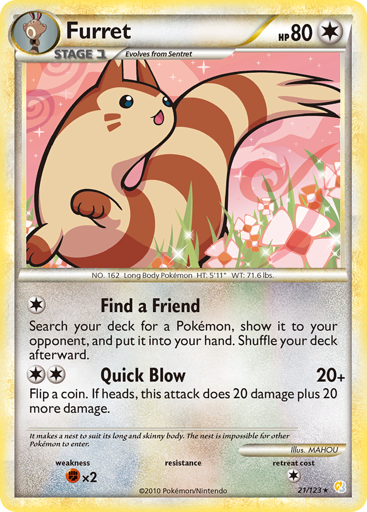 Fouinar (21/123) [HeartGold & SoulSilver: Base Set]