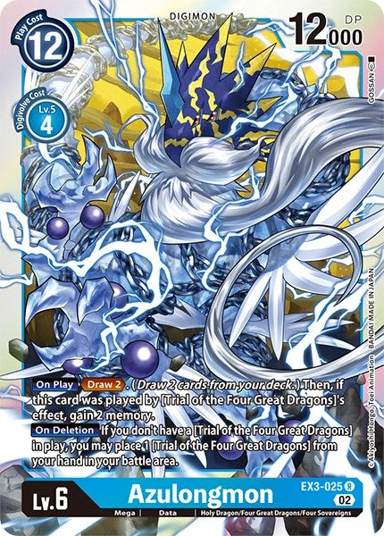 Azulongmon [EX3-025] [Cartas del Paquete de Revisión]
