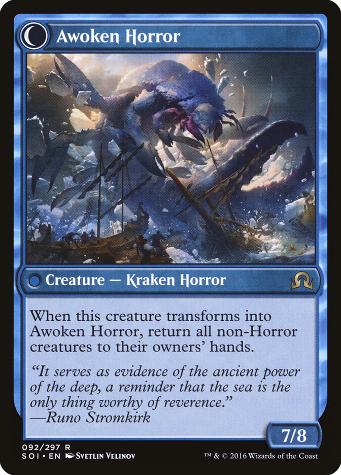 Criatura en el Hielo // Horror Despertado [Shadows over Innistrad]