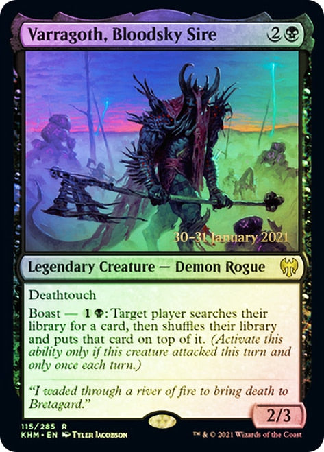 Varragoth, Sire du Ciel sanglant [Promos d'avant-première de Kaldheim]