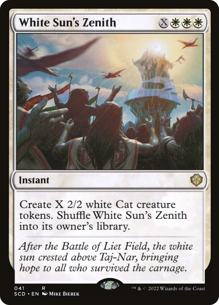 Zénith du soleil blanc [Decks de commandant pour débutants]