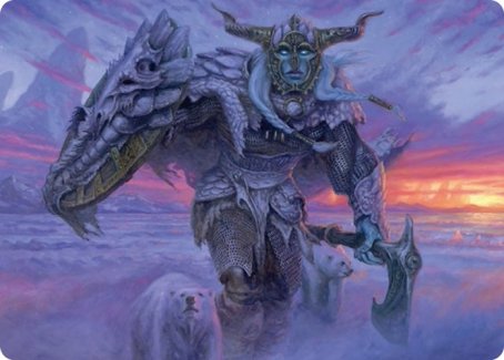 Carte illustrée Géant du givre [Dungeons & Dragons : Séries d'illustrations Les Royaumes Oubliés]