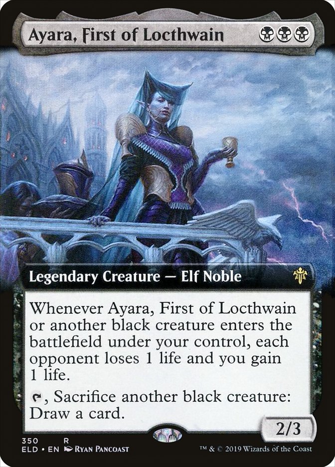 Ayara, première de Locthwain (Extended Art) [Throne of Eldraine]
