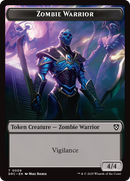 Armée zombie // Guerrier zombie – Jeton recto-verso [Aetherdrift Tokens]