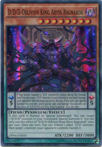 Roi des Abysses D/D/D Ragnarok [OP04-FR010] Super Rare