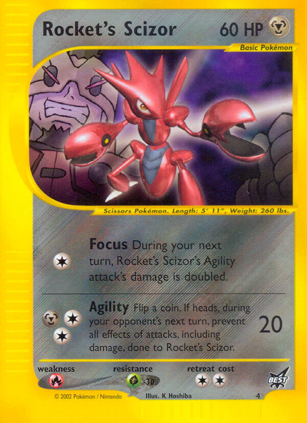 Cizayox de la Team Rocket (4) [Les Meilleures Cartes Promo]