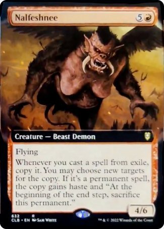 Nalfeshnee (Arte Extendido) [Commander Legends: Battle for Baldur's Gate]