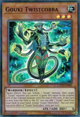 Gouki Twistcobra [COTD-EN009] Súper Rara
