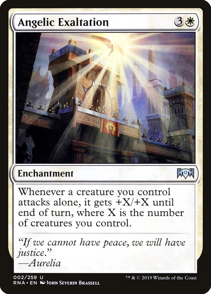 Exaltation angélique [Allégeance de Ravnica]