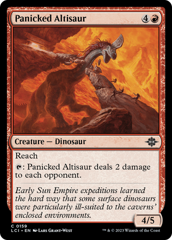 Altisaurio Preso del Pánico [Las cavernas perdidas de Ixalan]