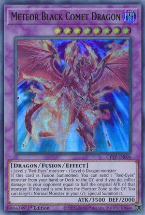 Dragón Cometa Negro Meteoro [GFTP-EN096] Ultra Rara