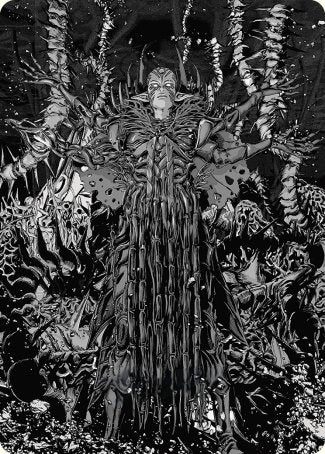Nissa, animiste élevée - Carte artistique [Phyrexia : Tout sera un - Série artistique]