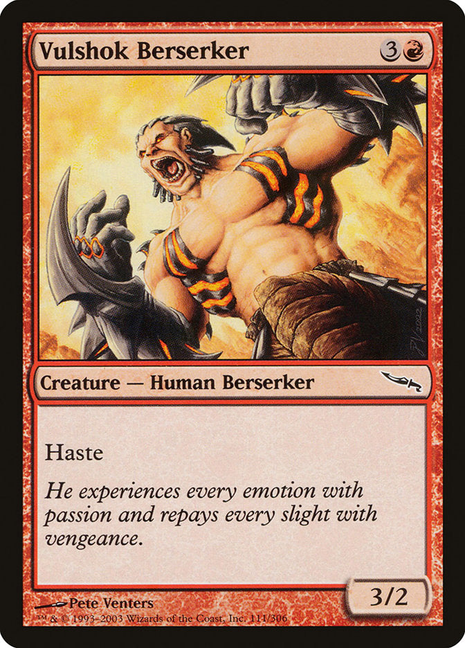 Berserker vulshok [Mirrodin]