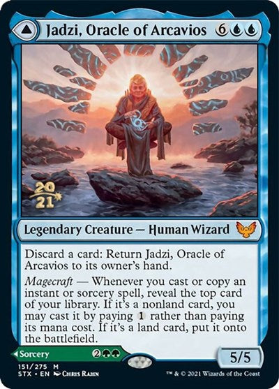 Jadzi, Oracle d'Arcavios // Périple vers l'Oracle [Strixhaven : L'académie des mages avant-première promos]
