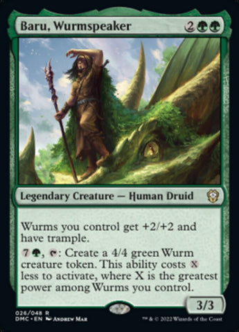 Baru, Orador de Wurms [Comandante de Dominaria Unida]