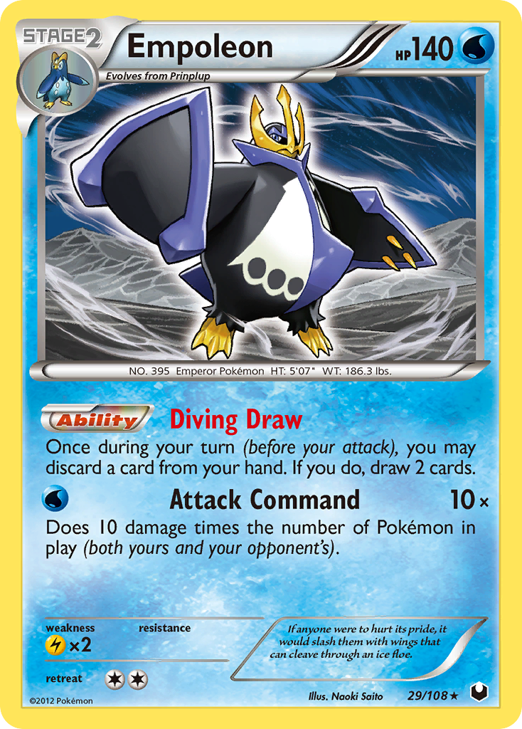 Empoleon (29/108) [Negro y Blanco: Exploradores Oscuros]