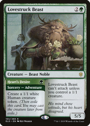Bestia enamorada // Anhelo del corazón [Trono de Eldraine]
