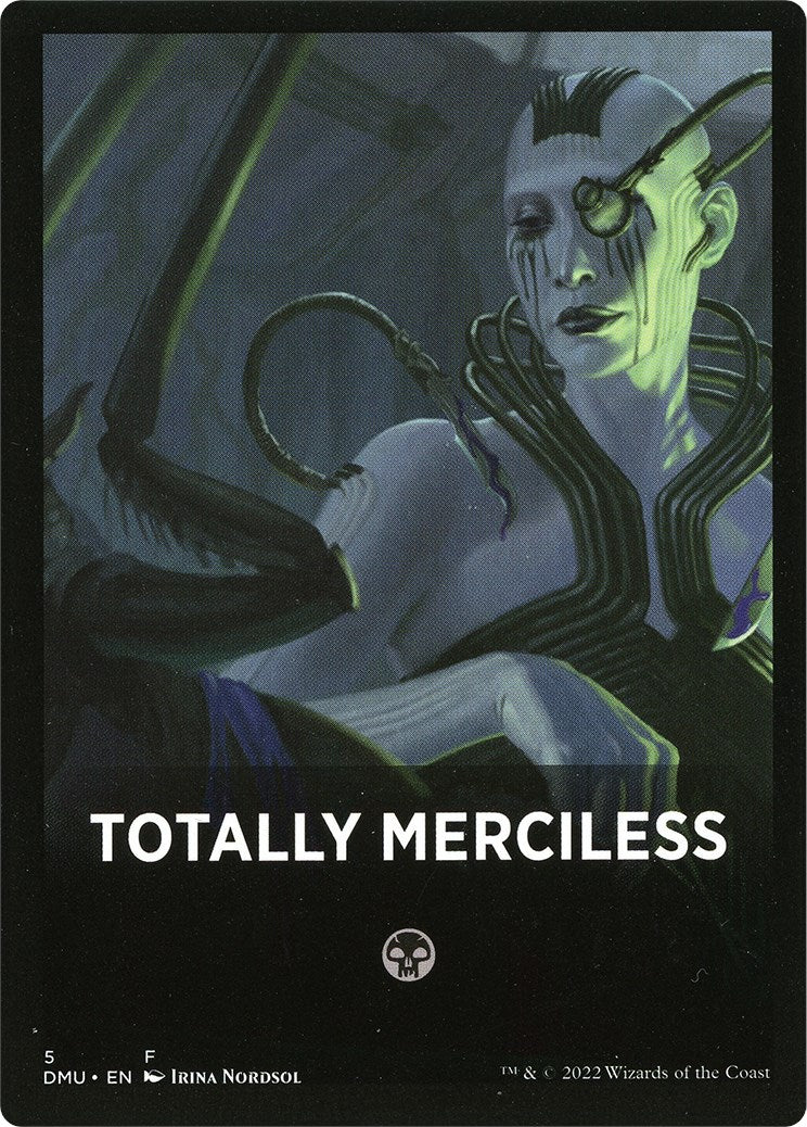 Carte Thème Totalement impitoyable [Jetons Dominaria Uni]
