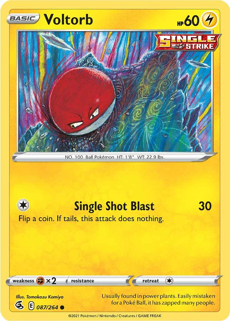 Voltorbe (087/264) [Épée et Bouclier : Coups de Poing Fusion]