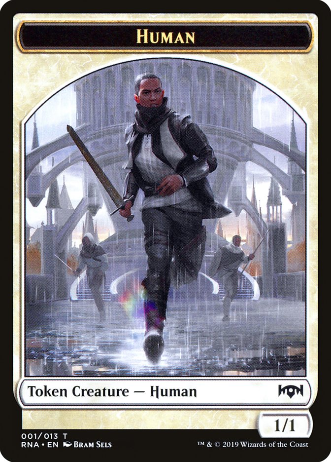 Jeton Humain [Jetons Ravnica Allegiance]