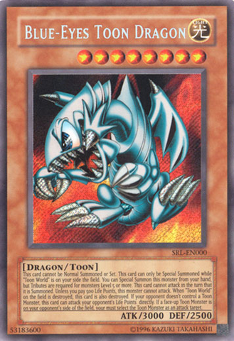 Dragon Toon aux Yeux Bleus [SRL-EN000] Secrète Rare