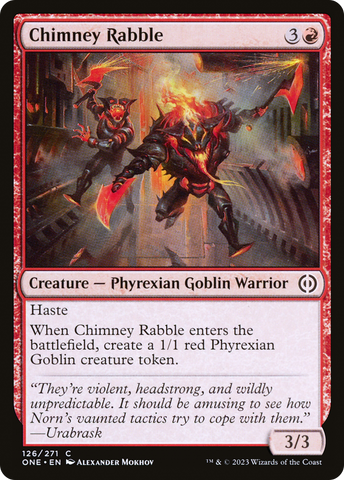Gentecilla de chimenea [Phyrexia: All Will Be One]