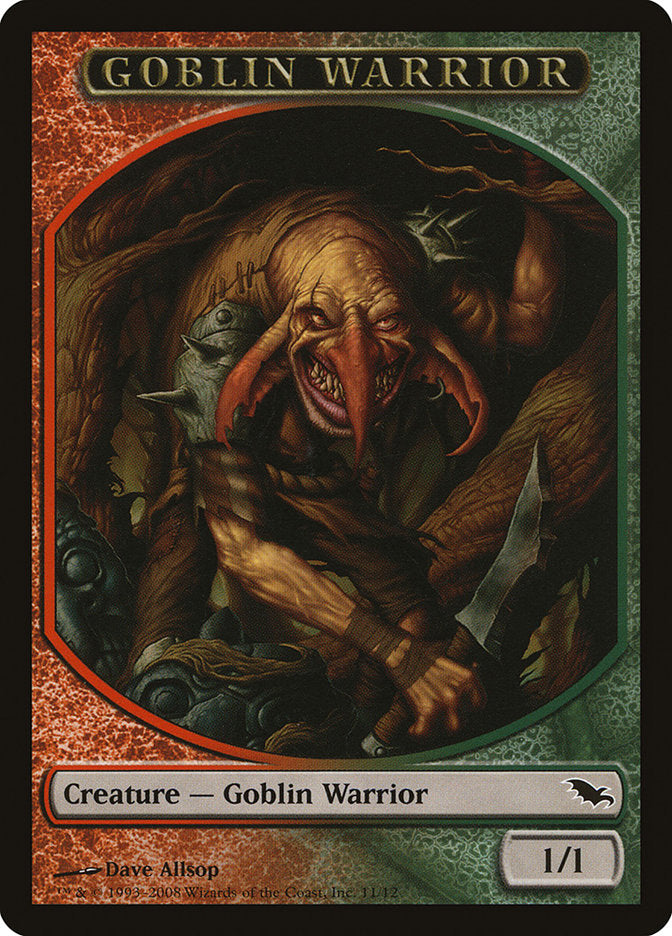 Jeton Guerrier Gobelin [Jetons de Lorwyn]