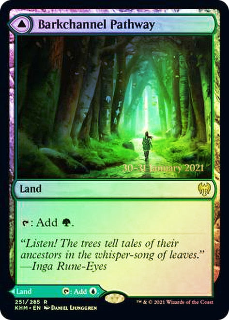 Passerelle du canal d'écorce // Passerelle du canal de marée [Kaldheim Prerelease Promos]