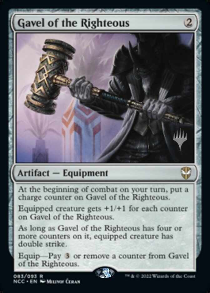 Maillet de la Vertueuse (Pack promo) [Promos Commander Rues de la Nouvelle Capenna]