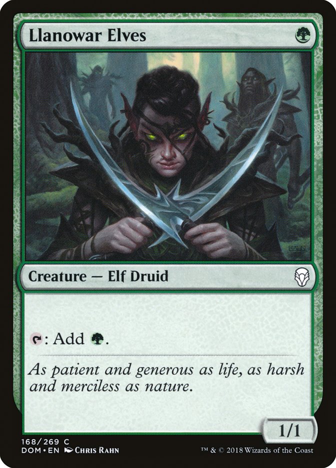 Elfes de Llanowar [Dominaria]