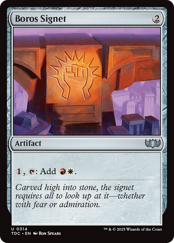 Cachet de Boros [Commander Tarkir : Tempête de dragons]