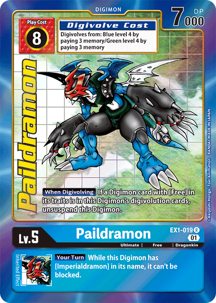 Paildramon [EX1-019] (Arte Alternativo) [Colección Clásica]
