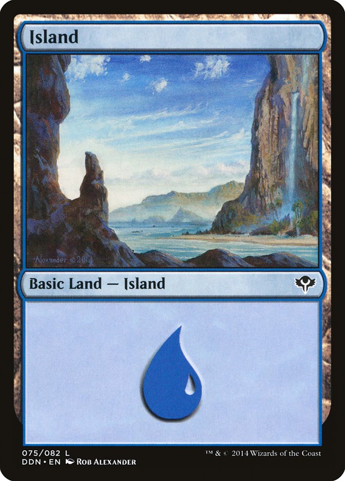 Île (75) [Duel Decks: Speed vs. Cunning]