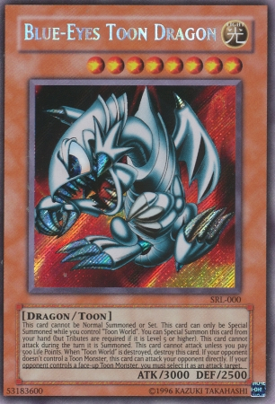 Dragon Toon aux Yeux Bleus [SRL-000] Secrète Rare