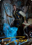 Carte artistique de Mordenkainen (signature dorée) [Donjons & Dragons : Aventures dans les Royaumes Oubliés - Série d'art]
