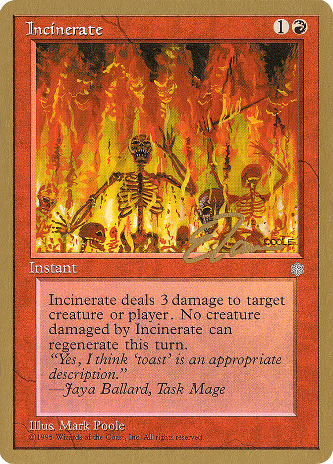Incinerer (Eric Tam) [Pro Tour Collector Set]