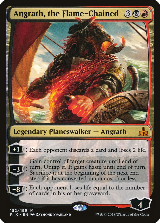 Angrath, encadenado a las llamas [Rivals of Ixalan]