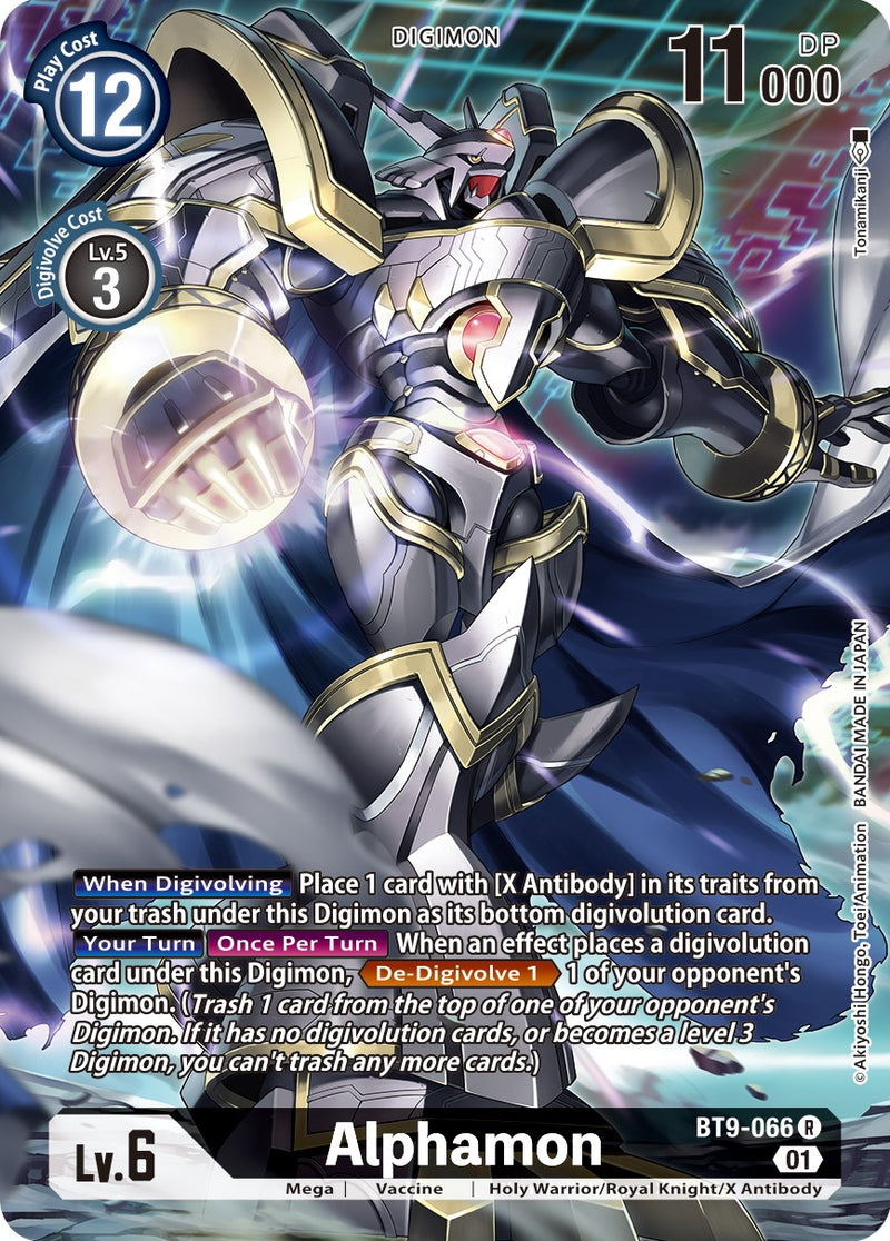 Alphamon [BT9-066] (Arte Alternativo) [X Record]