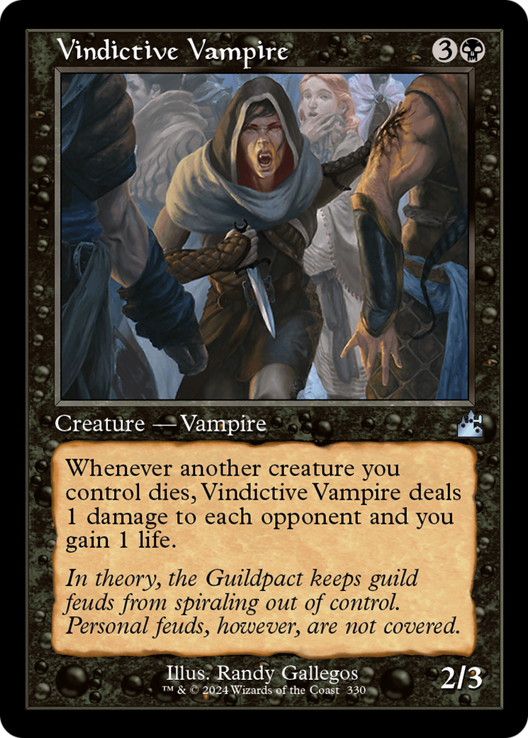 Vampire vindicatif (Cadre rétro) [Ravnica remasterisée]